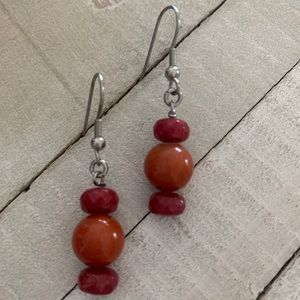 Orange Earrings